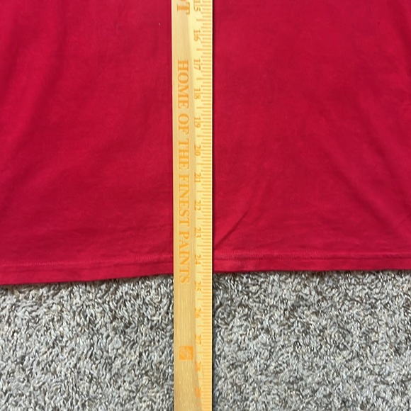 Vintage US Blanks Google Alphabet Red Shirt Mens Size XL - Picture 6 of 7